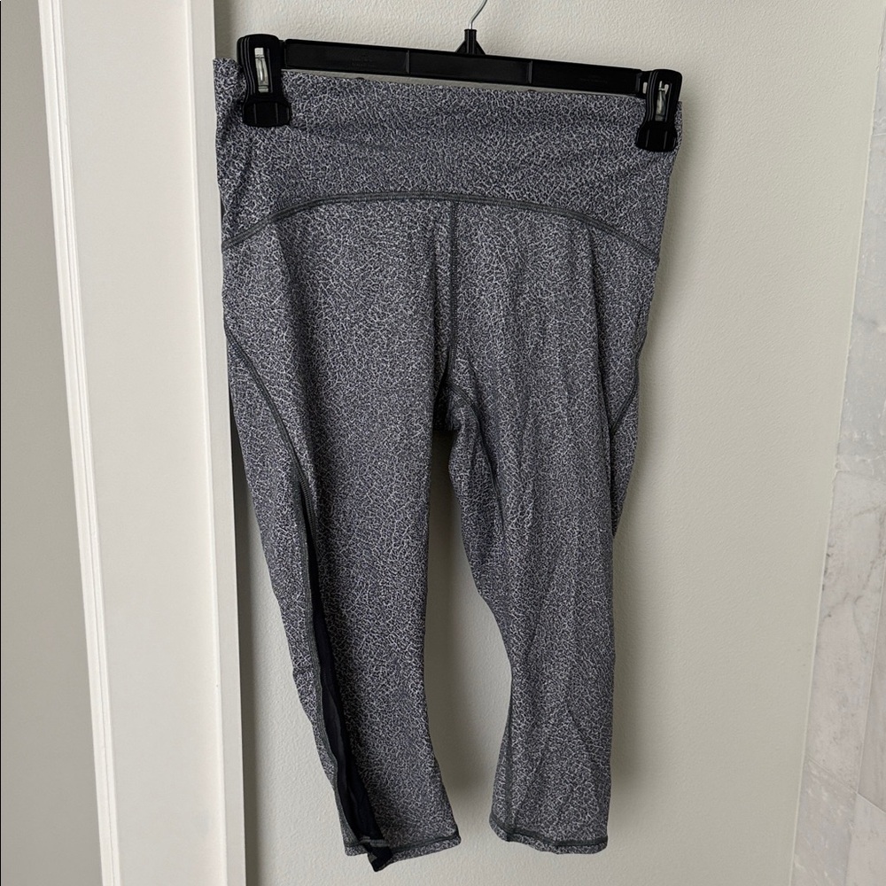 lululemon athletica Gray Patterned Leggings